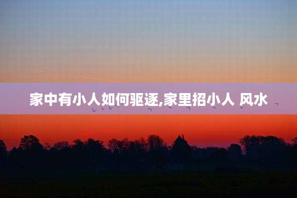 家中有小人如何驱逐,家里招小人 风水