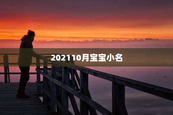 202110月宝宝小名