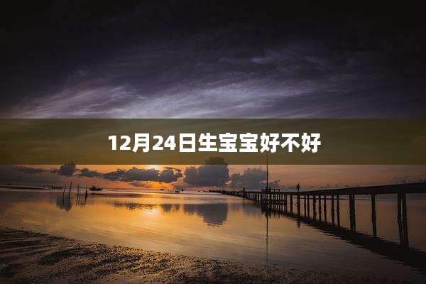 12月24日生宝宝好不好