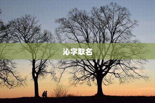 沁字取名