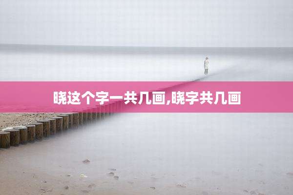 晓这个字一共几画,晓字共几画