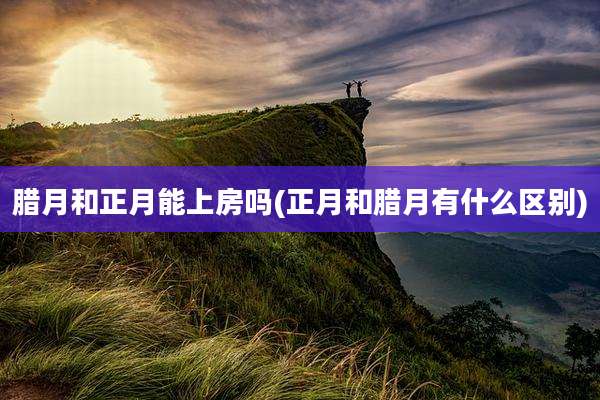 腊月和正月能上房吗(正月和腊月有什么区别)