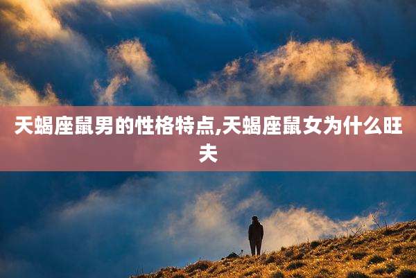 天蝎座鼠男的性格特点,天蝎座鼠女为什么旺夫