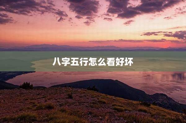 八字五行怎么看好坏