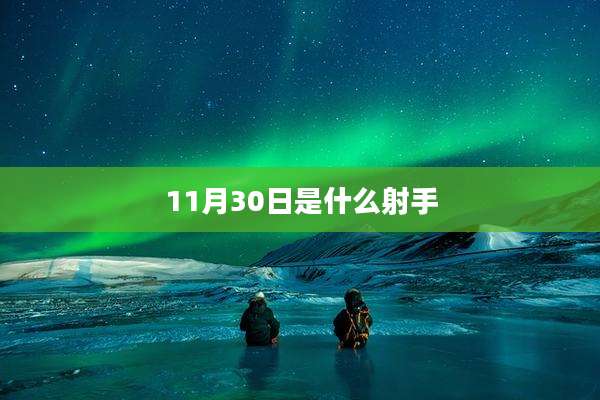 11月30日是什么射手