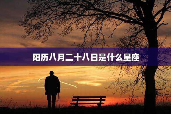 阳历八月二十八日是什么星座