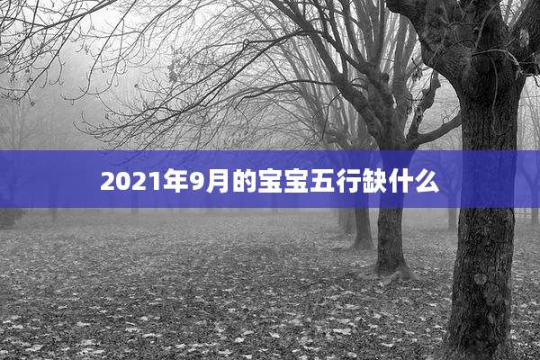 2021年9月的宝宝五行缺什么