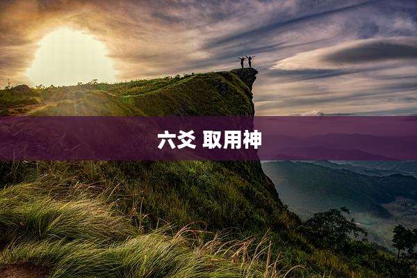 六爻 取用神
