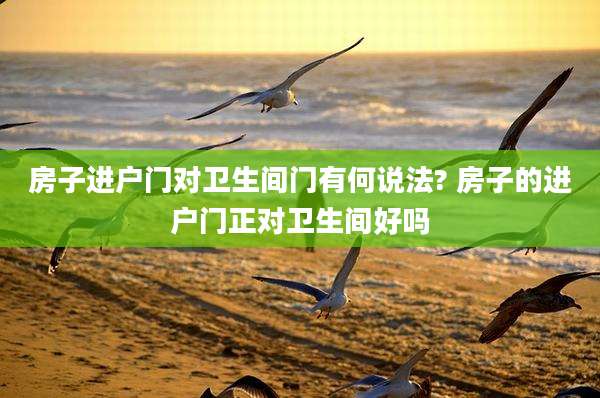 房子进户门对卫生间门有何说法? 房子的进户门正对卫生间好吗