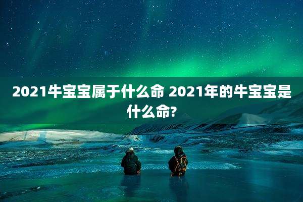 2021牛宝宝属于什么命 2021年的牛宝宝是什么命?
