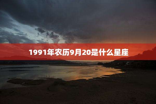 1991年农历9月20是什么星座