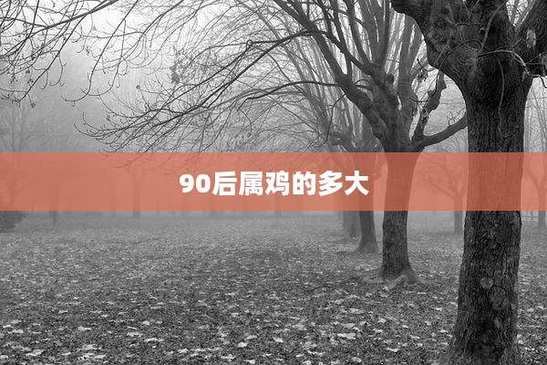 90后属鸡的多大