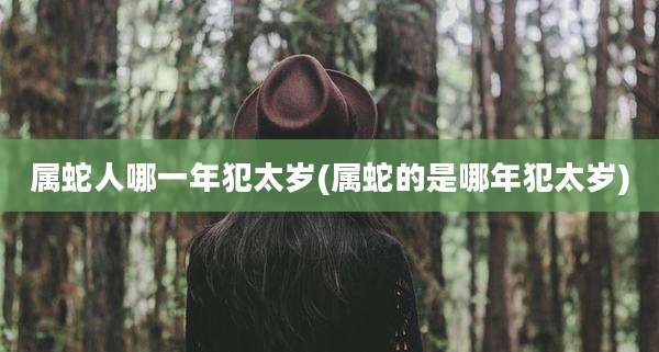 属蛇人哪一年犯太岁(属蛇的是哪年犯太岁)