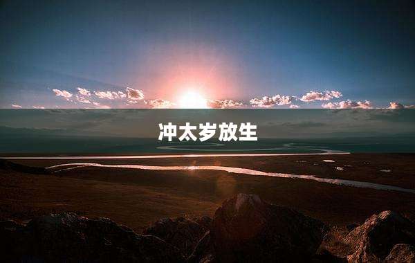 冲太岁放生