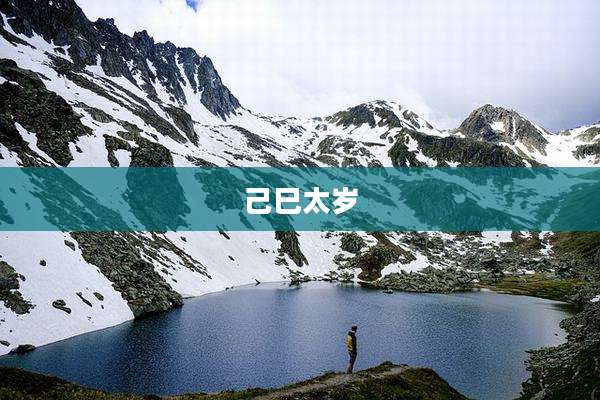 己巳太岁