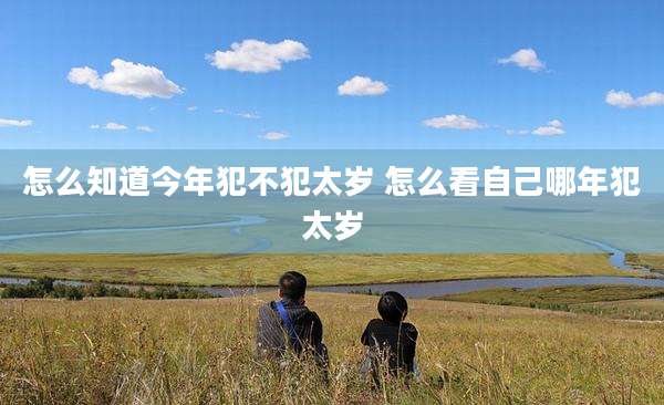 怎么知道今年犯不犯太岁 怎么看自己哪年犯太岁