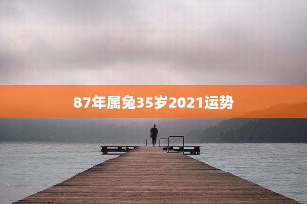 87年属兔35岁2021运势
