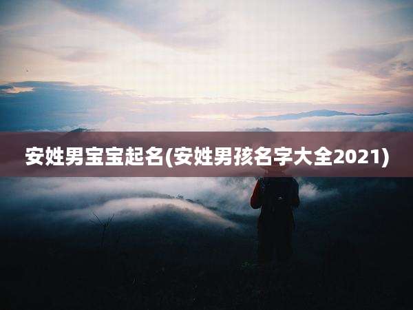 安姓男宝宝起名(安姓男孩名字大全2021)
