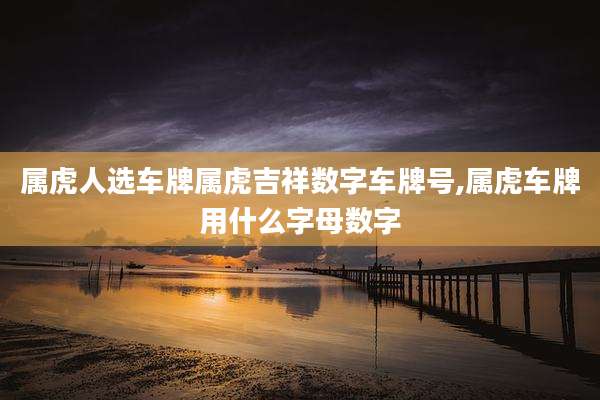 属虎人选车牌属虎吉祥数字车牌号,属虎车牌用什么字母数字