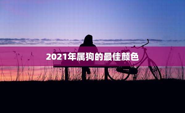 2021年属狗的最佳颜色