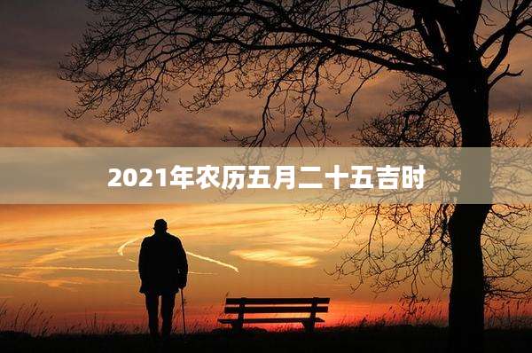2021年农历五月二十五吉时