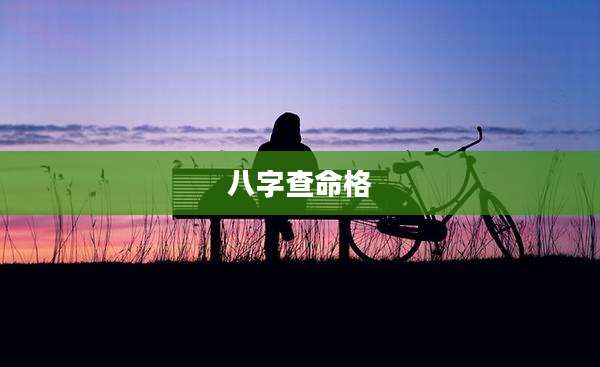 八字查命格