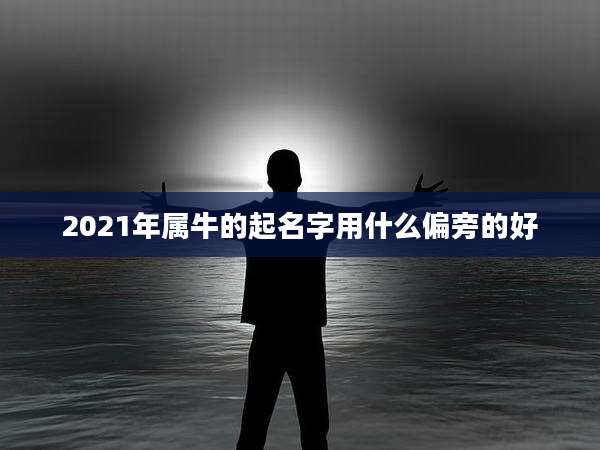 2021年属牛的起名字用什么偏旁的好