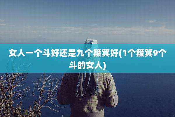 女人一个斗好还是九个簸箕好(1个簸箕9个斗的女人)