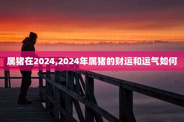 属猪在2024,2024年属猪的财运和运气如何