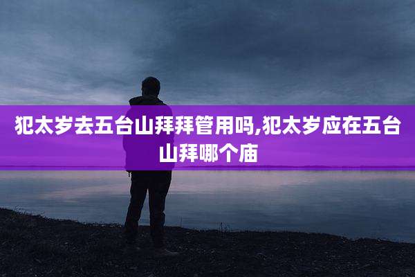 犯太岁去五台山拜拜管用吗,犯太岁应在五台山拜哪个庙