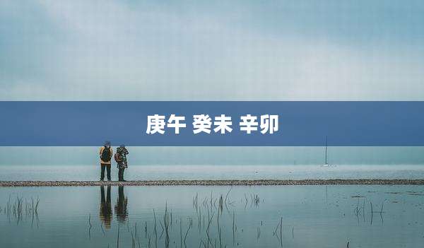 庚午 癸未 辛卯