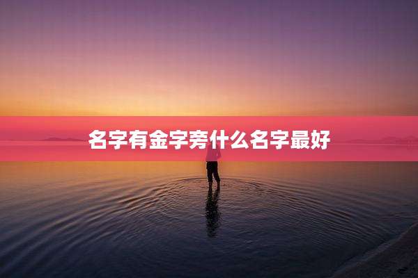 名字有金字旁什么名字最好