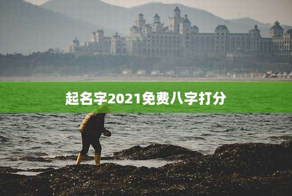 起名字2021免费八字打分