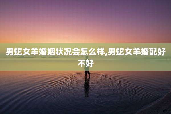 男蛇女羊婚姻状况会怎么样,男蛇女羊婚配好不好