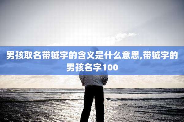 男孩取名带铖字的含义是什么意思,带铖字的男孩名字100