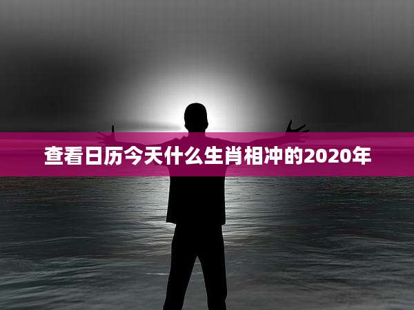查看日历今天什么生肖相冲的2020年