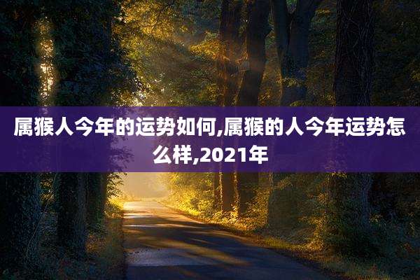 属猴人今年的运势如何,属猴的人今年运势怎么样,2021年