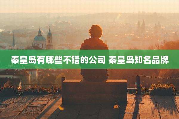 秦皇岛有哪些不错的公司 秦皇岛知名品牌