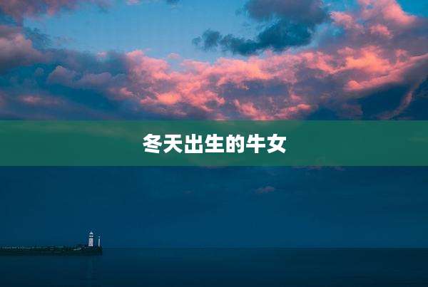 冬天出生的牛女