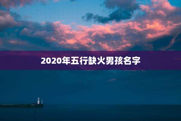 2020年五行缺火男孩名字