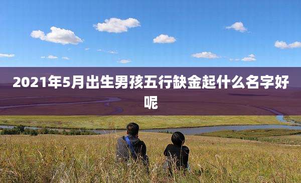 2021年5月出生男孩五行缺金起什么名字好呢