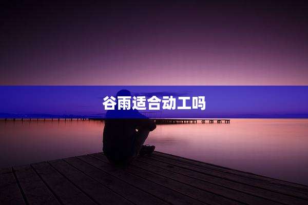 谷雨适合动工吗