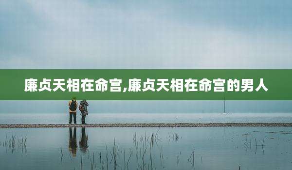 廉贞天相在命宫,廉贞天相在命宫的男人