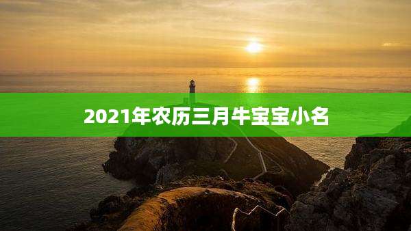 2021年农历三月牛宝宝小名
