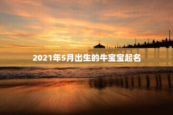 2021年5月出生的牛宝宝起名