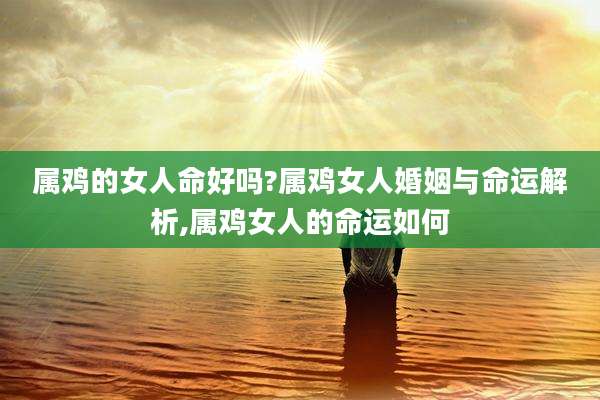 属鸡的女人命好吗?属鸡女人婚姻与命运解析,属鸡女人的命运如何