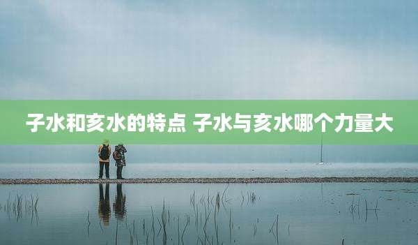 子水和亥水的特点 子水与亥水哪个力量大