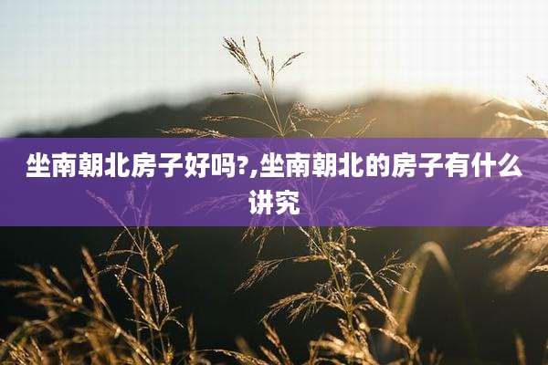 坐南朝北房子好吗?,坐南朝北的房子有什么讲究