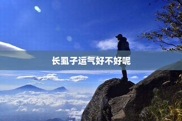 长虱子运气好不好呢