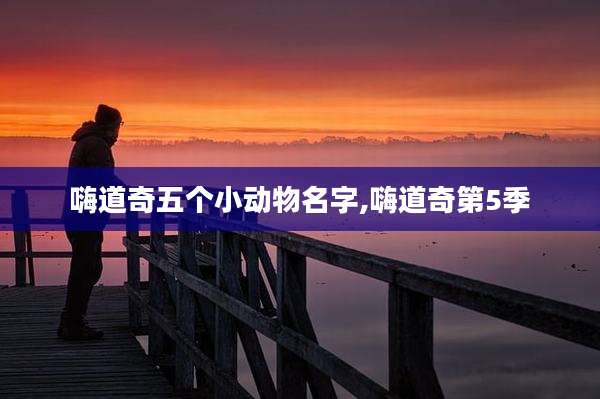 嗨道奇五个小动物名字,嗨道奇第5季